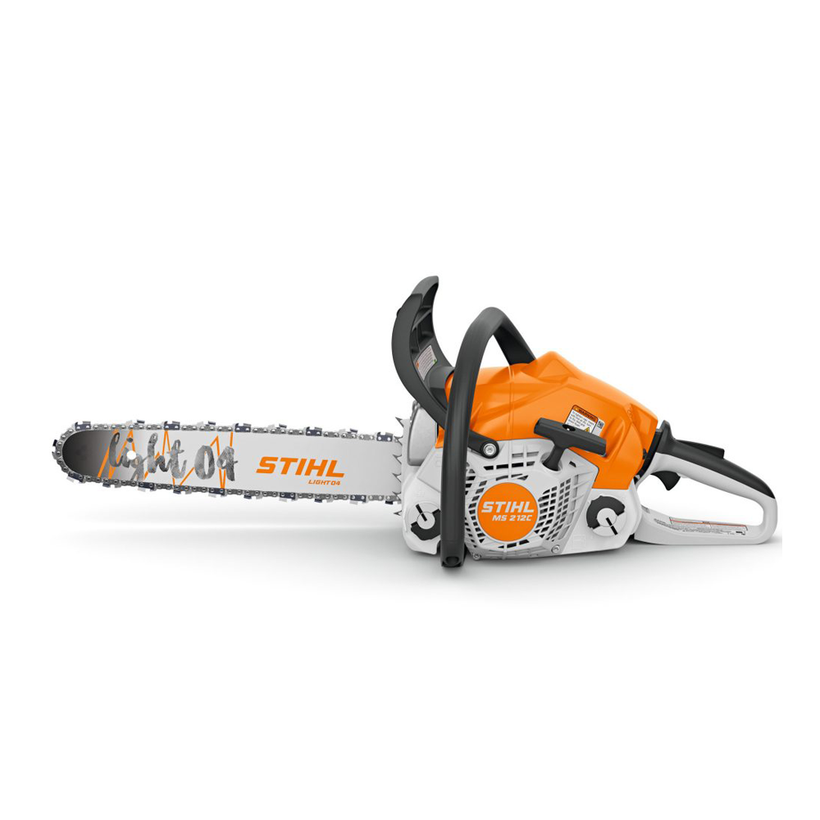 Active slide of Stihl MS 212 C-BE Petrol Chainsaw