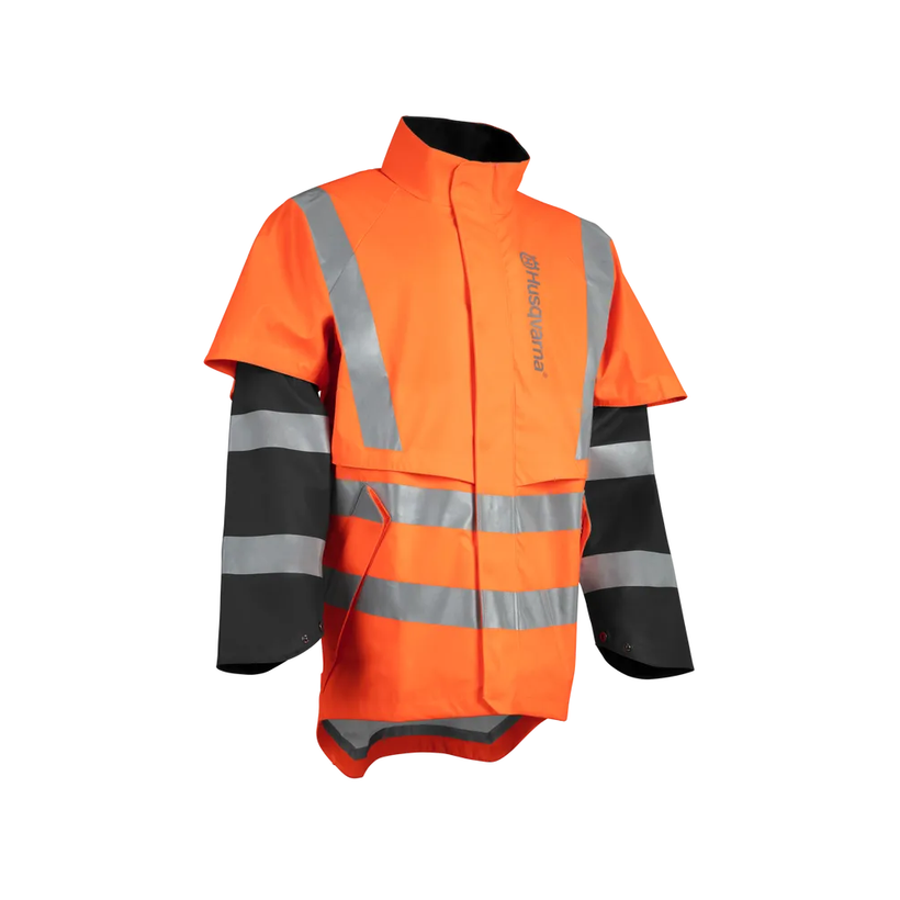 Husqvarna Functional Protect Rain Jacket - Hi-Viz Orange