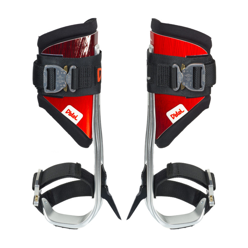Distel Aluminium DMM Plus Climbing Spurs / Spikes - Click Buckles