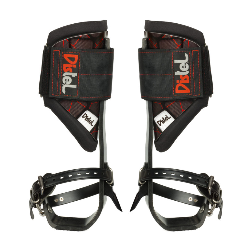 Distel Carbon 3.1 Climbing Spurs / Spikes - Leather Straps