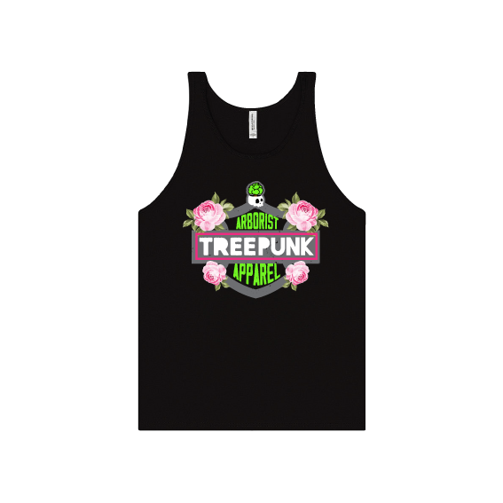 Tree Punk Roses - Vest - Black