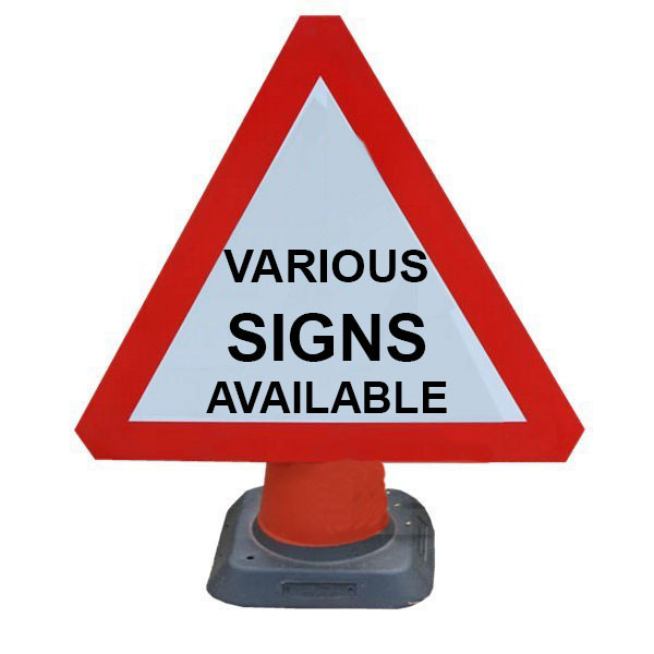 Start Traffic Cone Signs