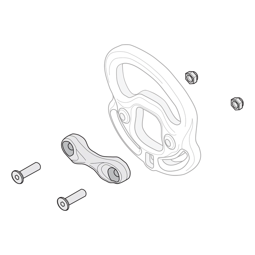 Active slide of DMM Kinisi Max Harness Hardware