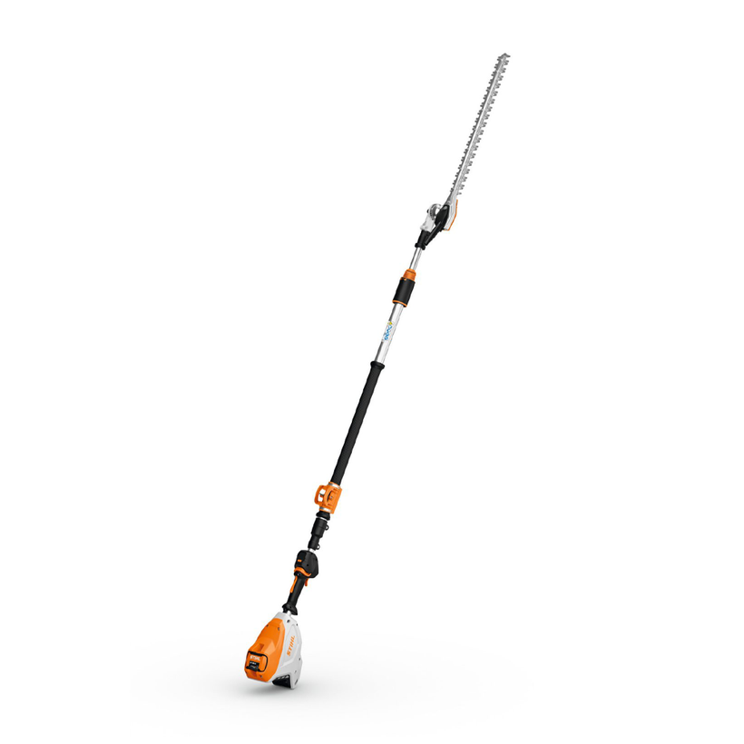Active slide of Stihl HLA 150 B Battery Long Reach Hedge Trimmer