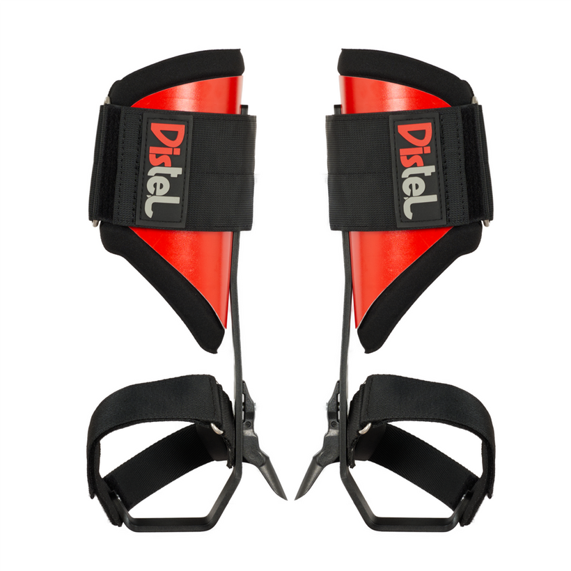 Distel Steel Climbing Spurs / Spikes - Velcro Straps