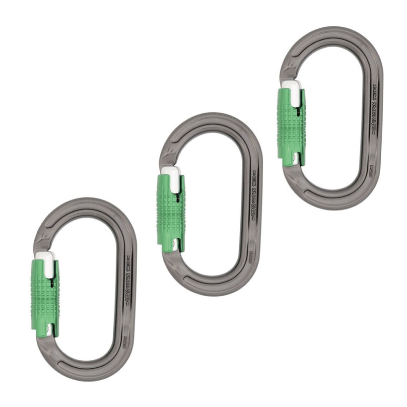 DMM "Unbeatable Ultra O" 3 Way Carabiner - 3 Pack