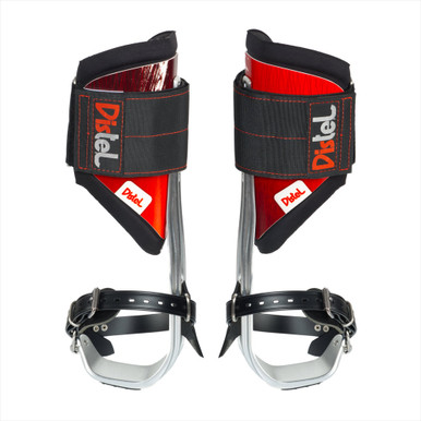 distel-aluminium-dmm-plus-climbing-spurs-spikes-leather-straps