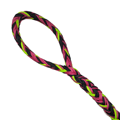 Sterling Streaked Hollow Braid 3/4