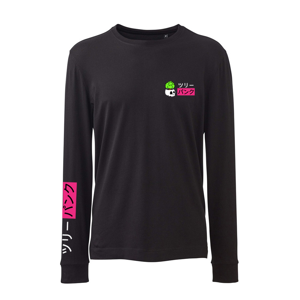 Tree Punk Japanese Long Sleeve T-Shirt