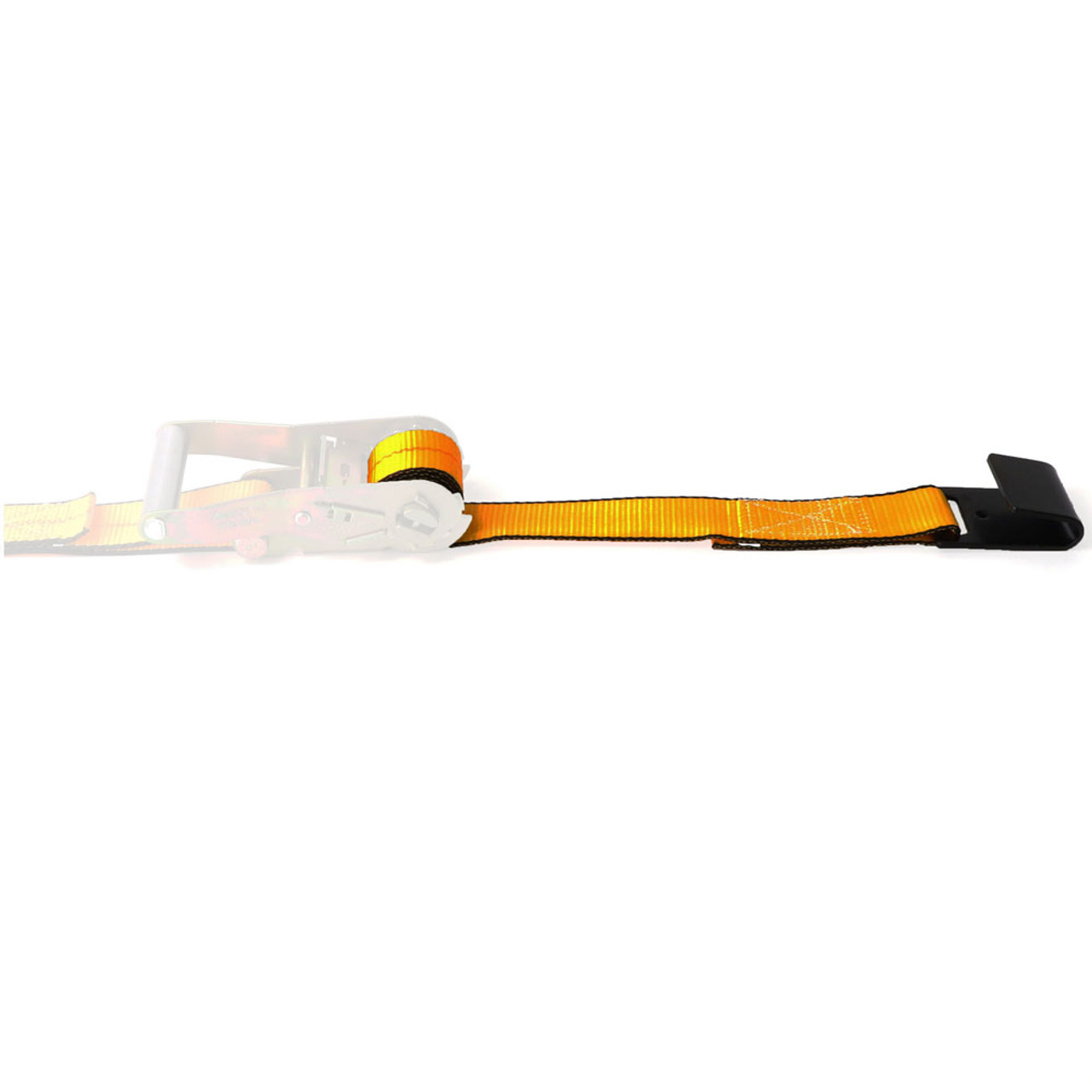 2" by 28' Flat Hook Ratchet Strap Replacement Adjustable End