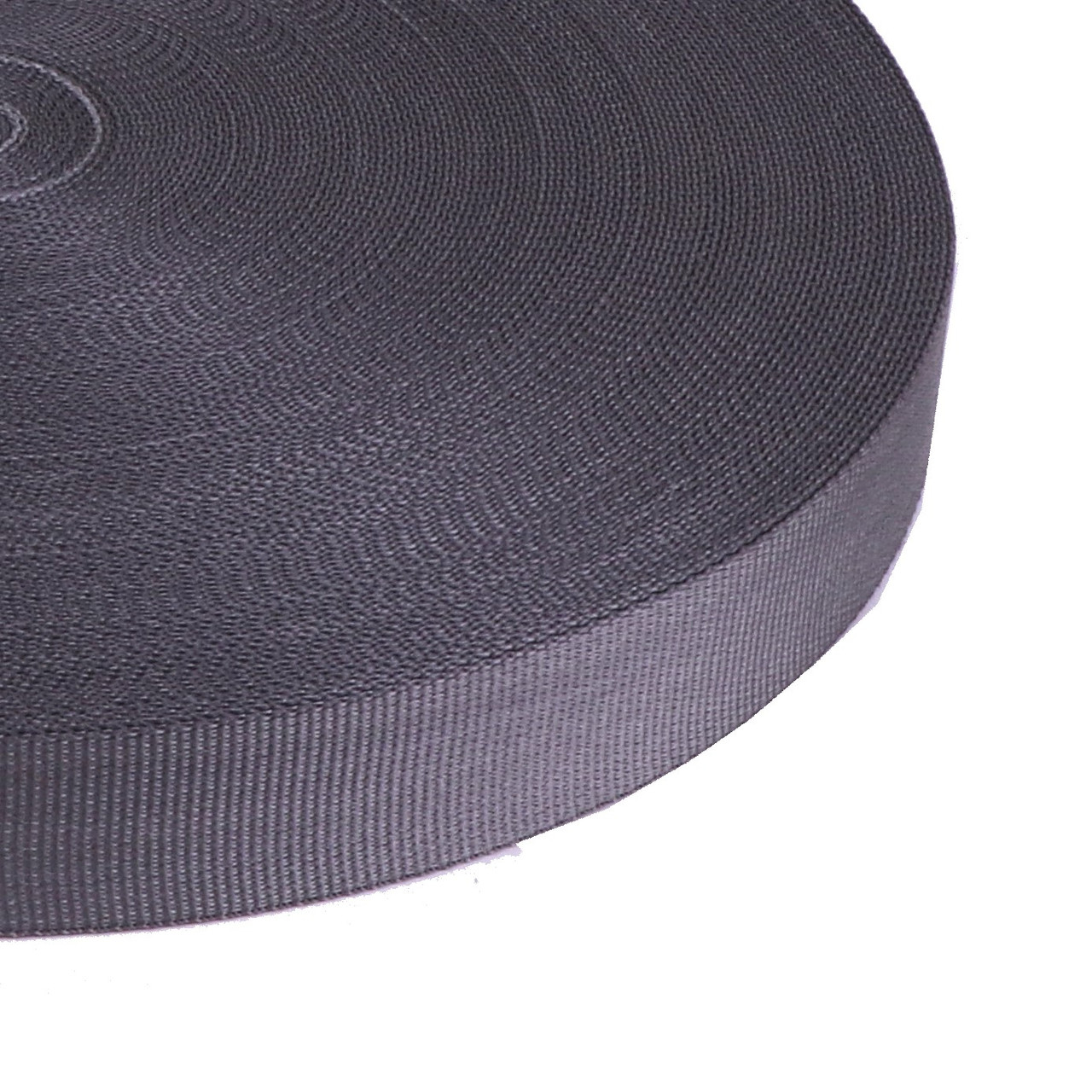 Bulk 1 3/4" Grey Polyester Web