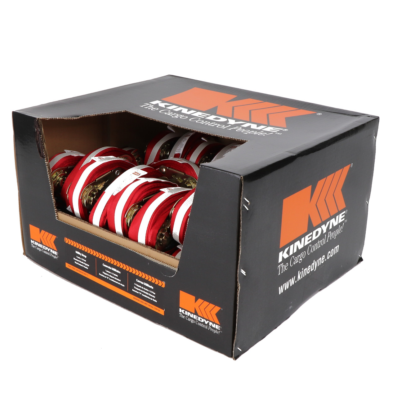 Box of 40 1" by 12' S Hook Ratchet Utility Straps