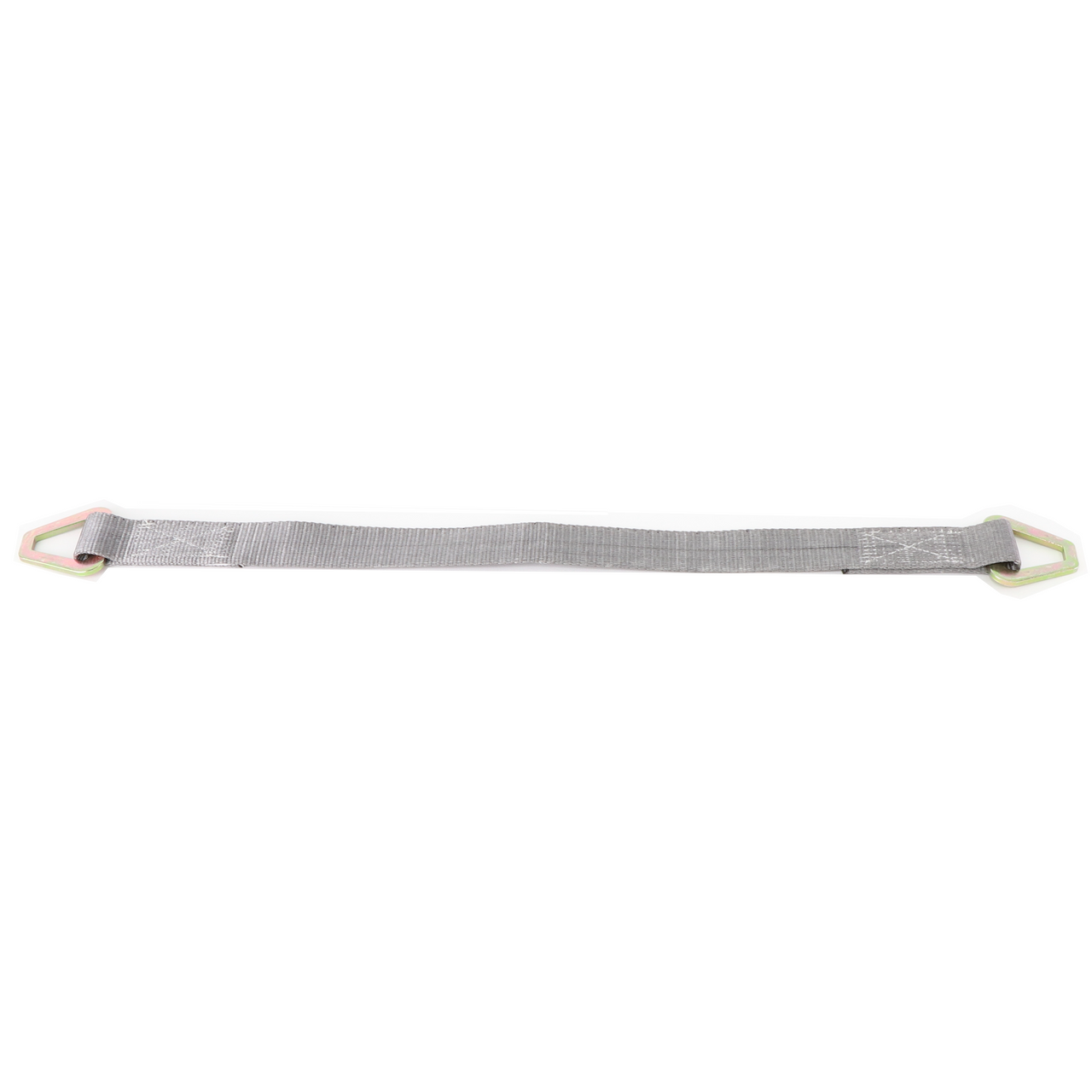 Pair of 2" by 2' Heavy-Duty Flat D-Ring Axle Straps