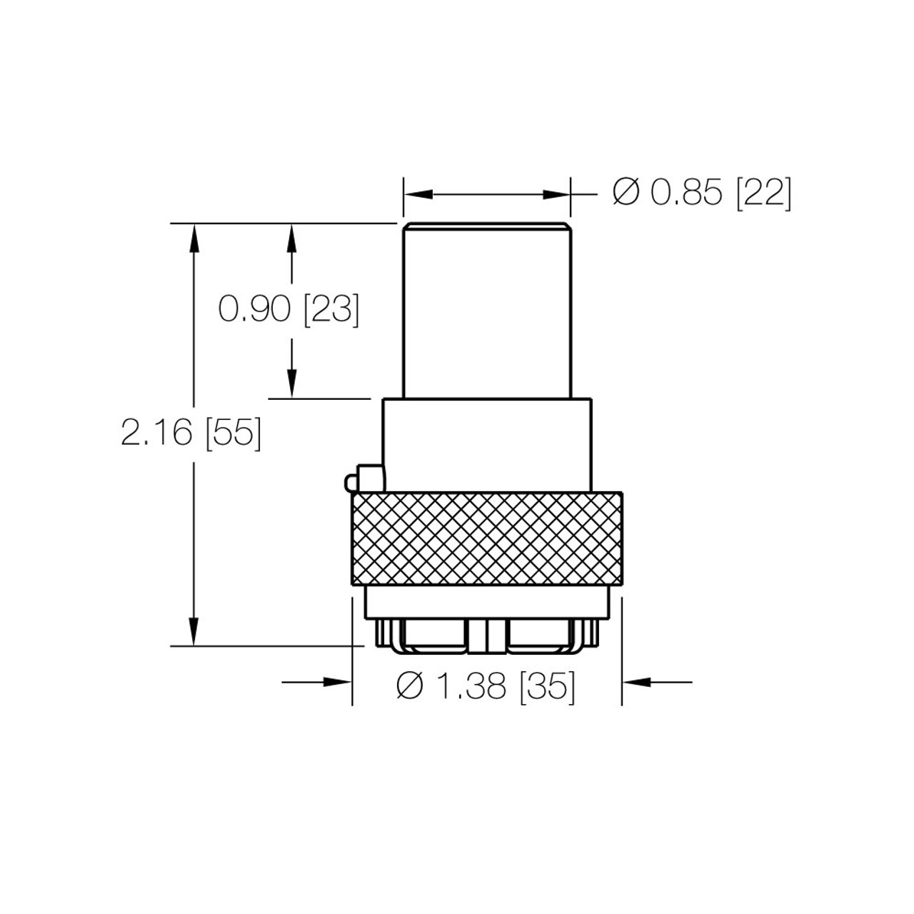 12 Chair Leg Jaw Stud Fitting