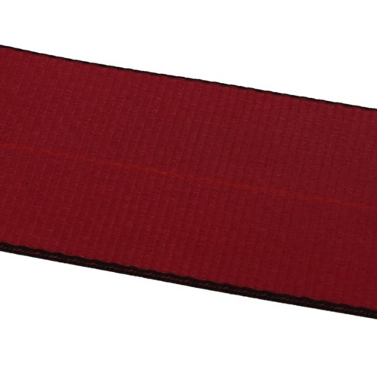 Bulk 4" Red w/ Black Edge Polyester Web