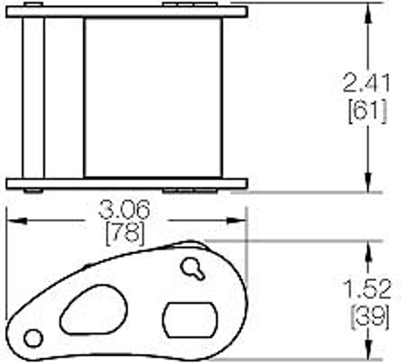 2" Cam Buckle w/ NAS Number NAS1211F20