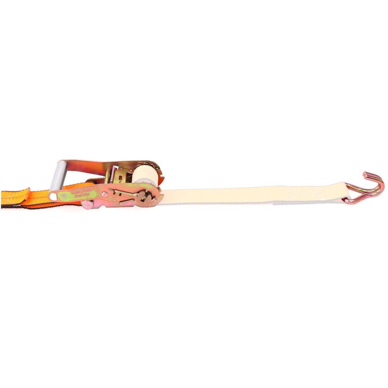 2" Wire Hook Ratchet Strap Replacement Fixed End w/ Ratchet