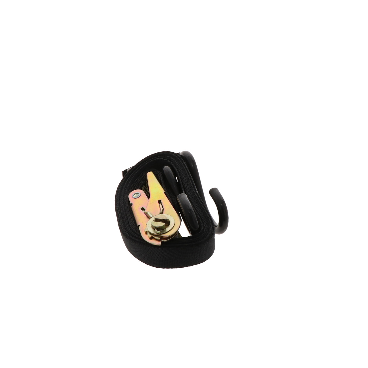 1" by 15' Vinyl Coated S Hook Ratchet Utility Strap