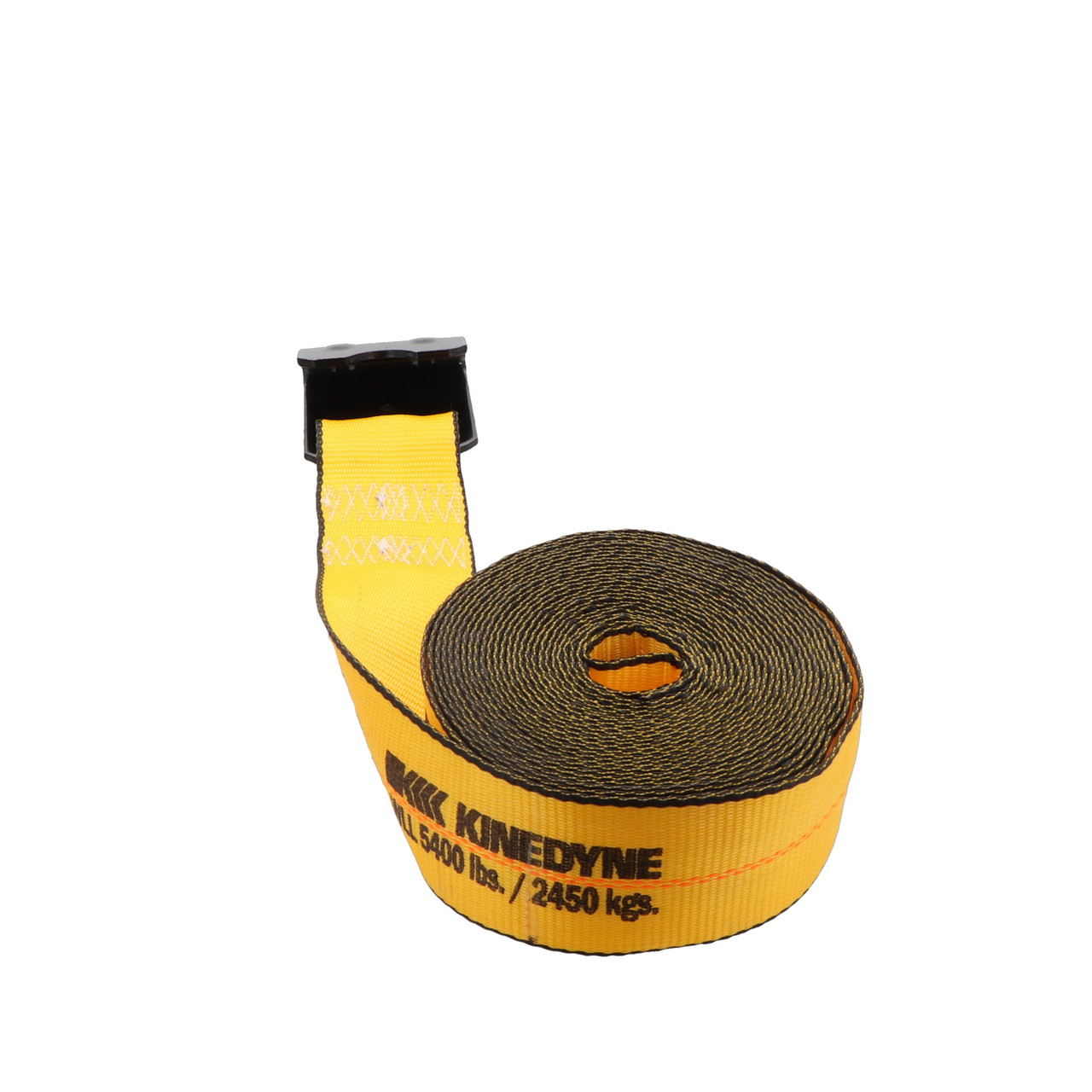 3" by 30' Flat Hook Winch Strap