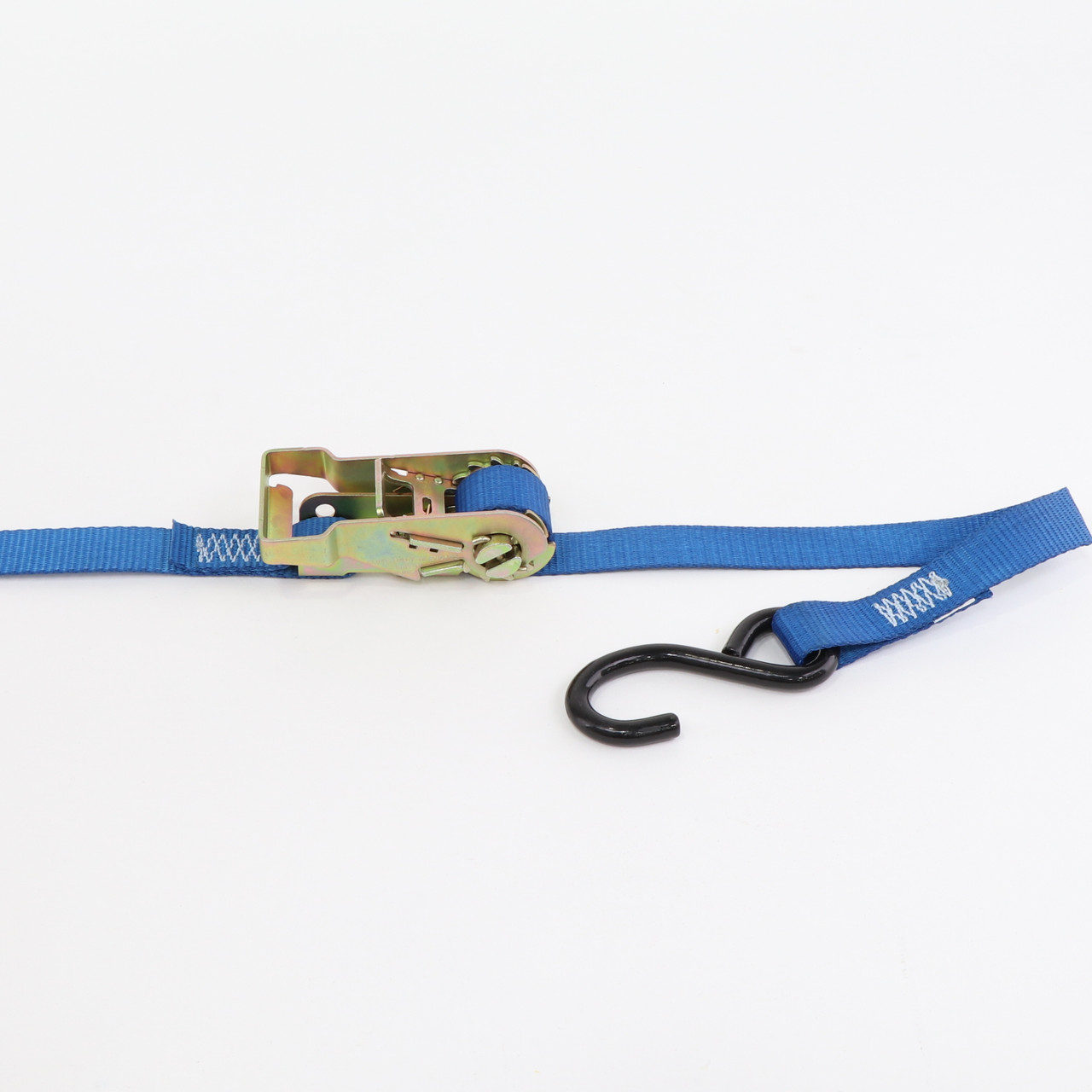 1" by 15' Heavy-Duty Vinyl Coated S Hook Ratchet Utility Strap
