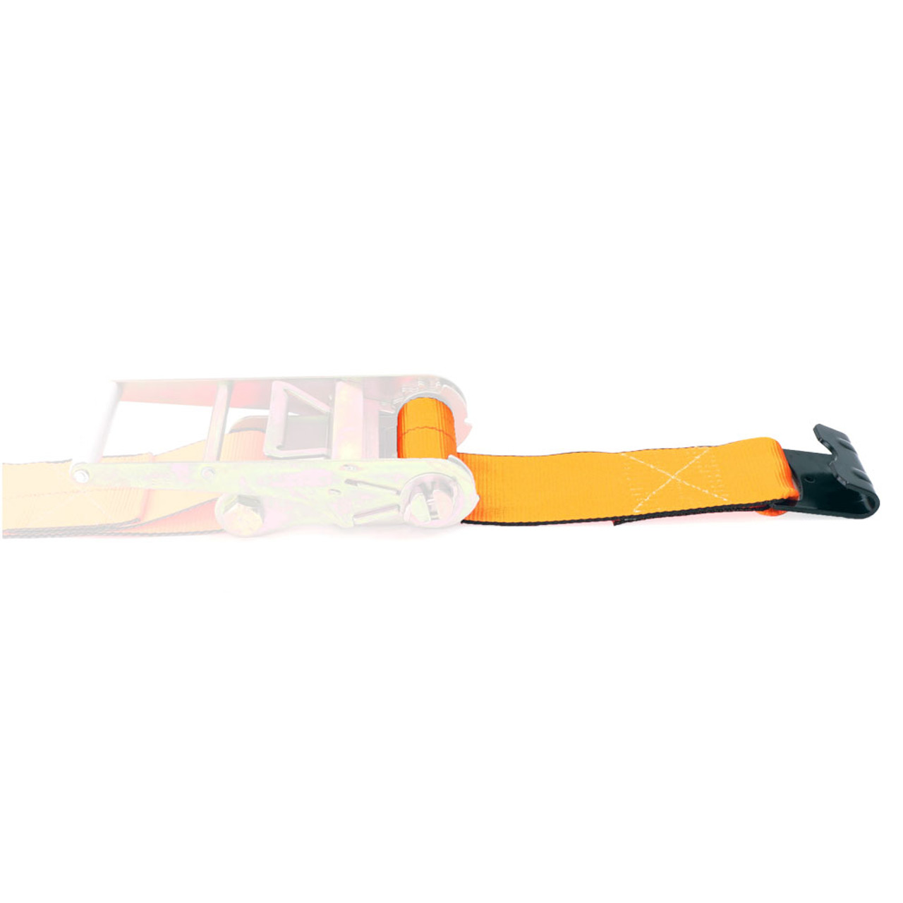 4" by 28' Flat Hook Ratchet Strap Replacement Adjustable End