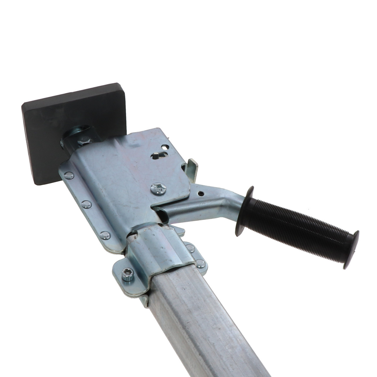 86" - 114" Extra Long Galvanized Square Steel Jack Bar w/ Hoop Set