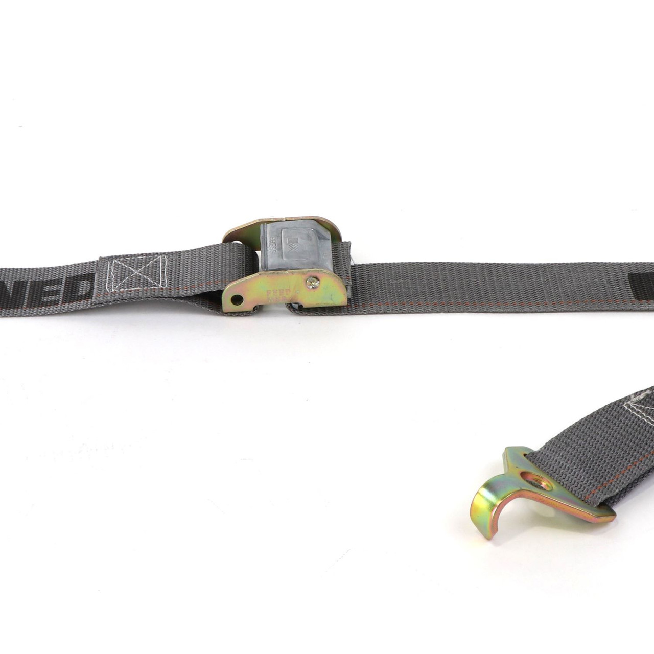 2" by 16' Plate Trailer Hook Logistic Ratchet Strap