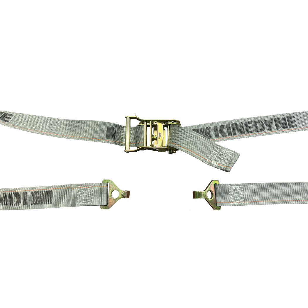 2" by 16' Plate Trailer Hook Logistic Ratchet Strap