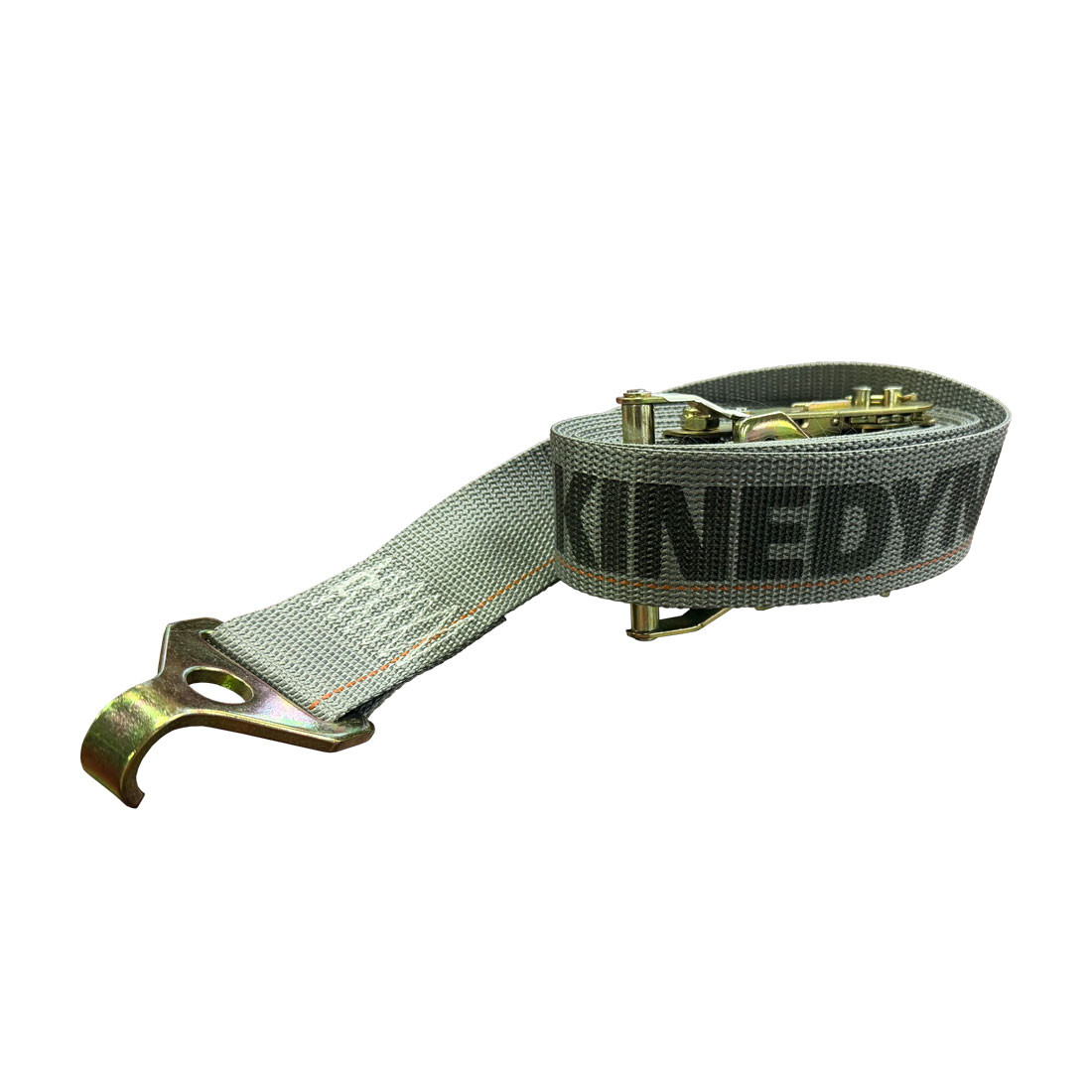 2" by 16' Plate Trailer Hook Logistic Ratchet Strap