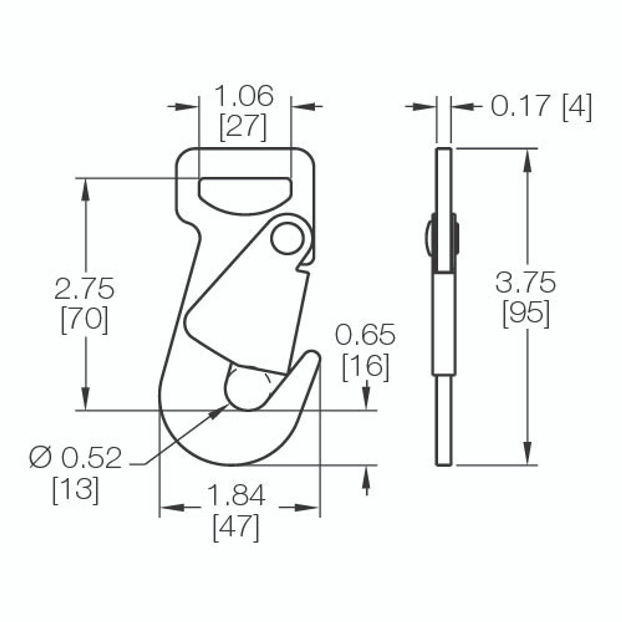 1" Snap Hook