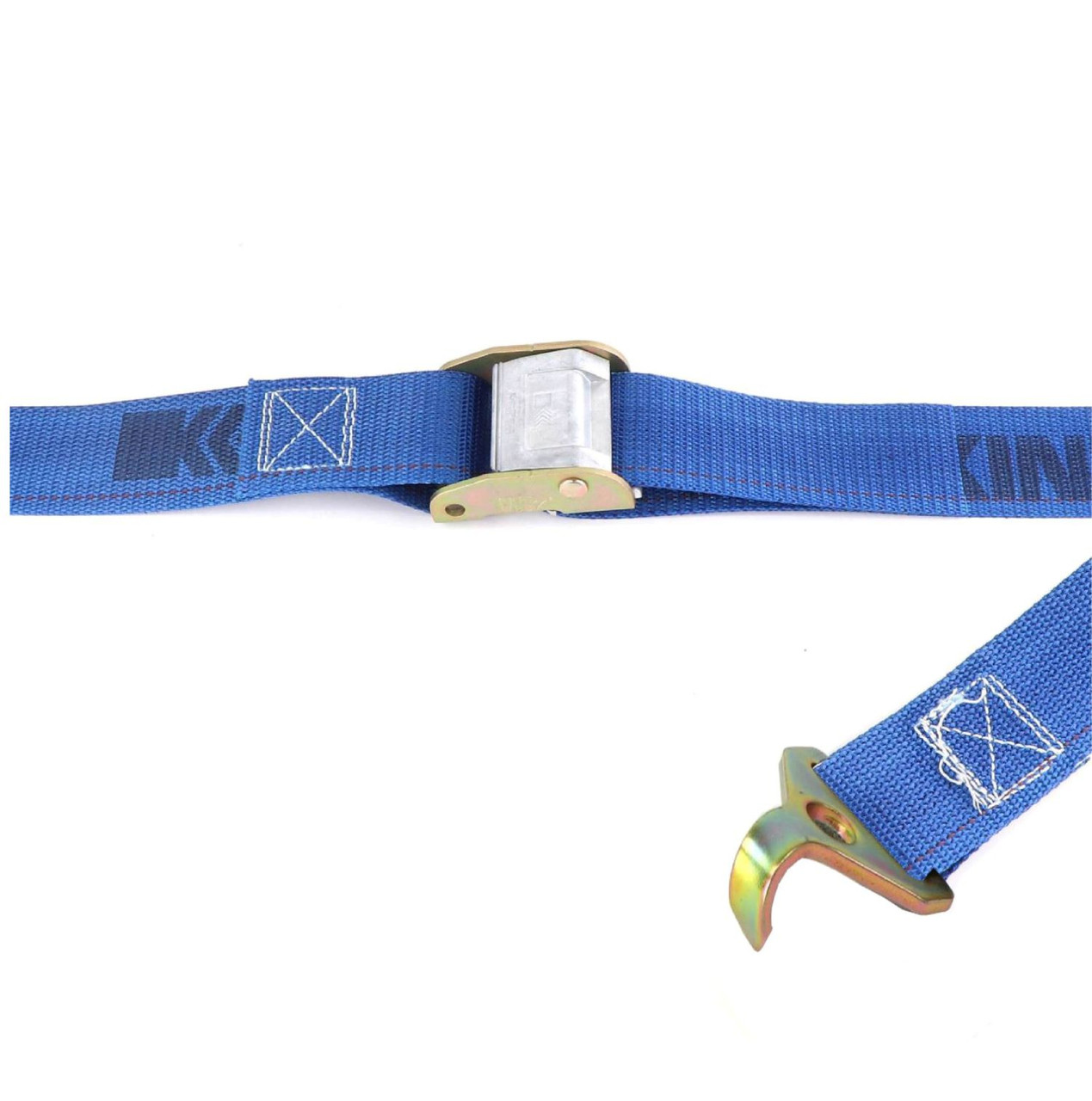 2" by 20' Plate Trailer Hook Logistic Cam Buckle Strap