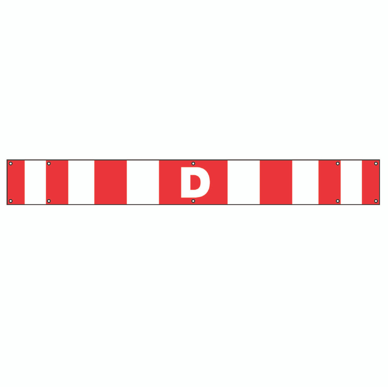 12" by 96" Canadian Reflective D Dimensional Banner