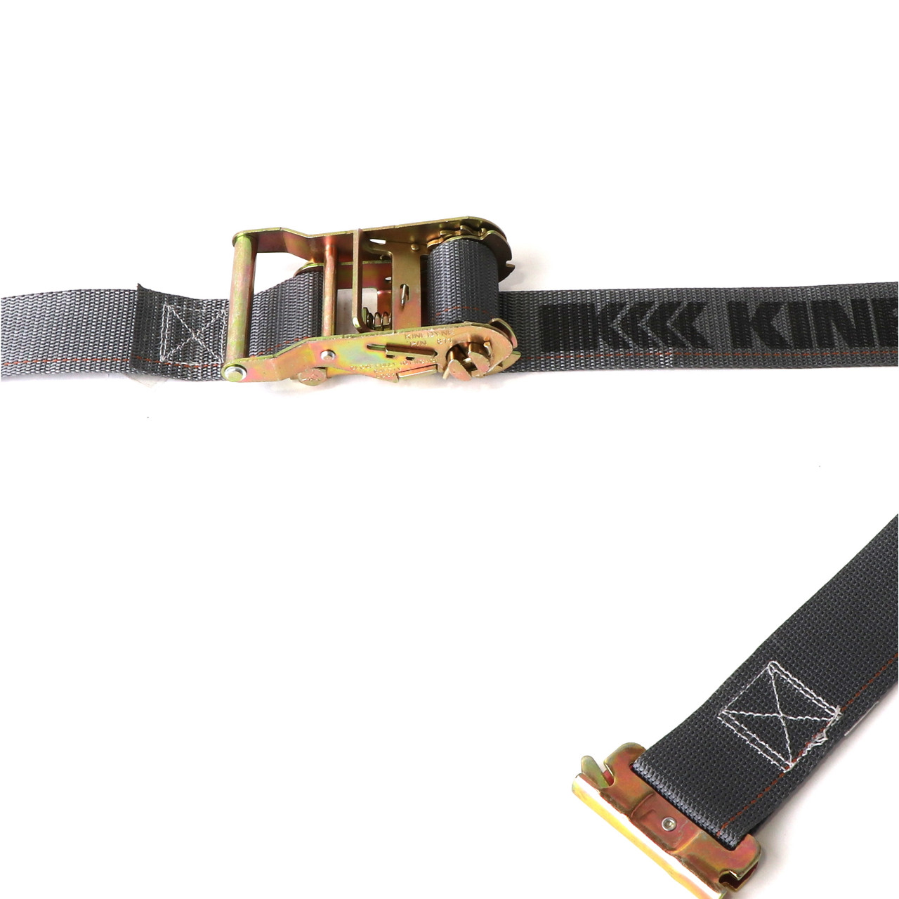 2" by 16' Spring Loaded Logistic Ratchet Strap