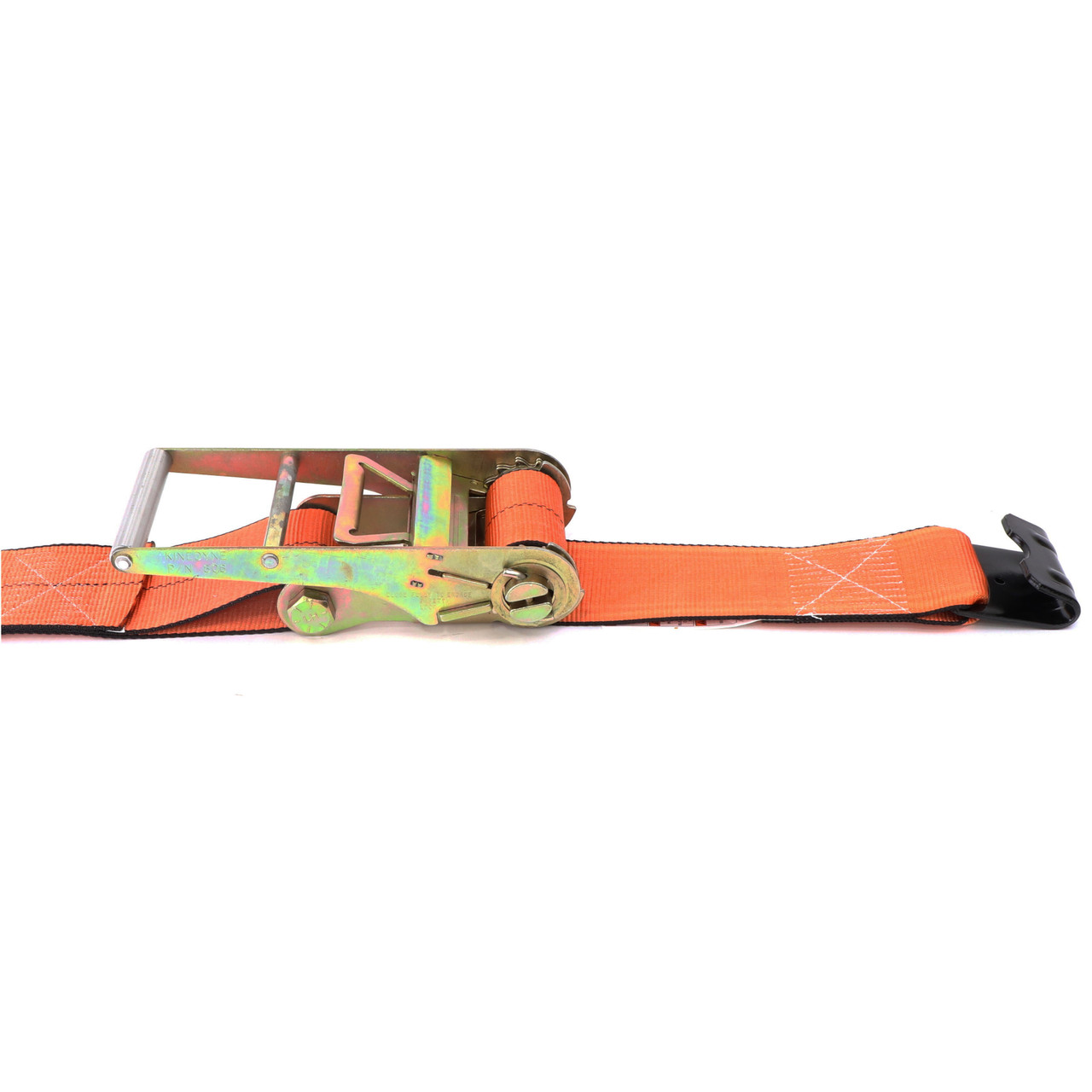 4" by 27' K-FORCE™ Flat Hook Ratchet Strap