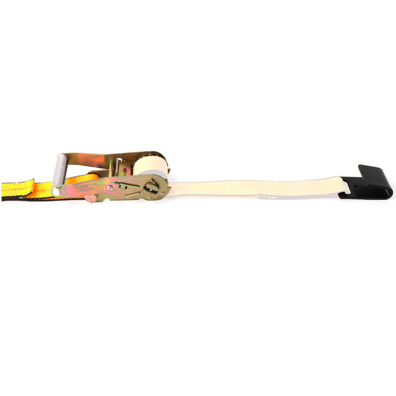 2" Flat Hook Ratchet Strap Replacement Fixed End w/ Ratchet - 519920