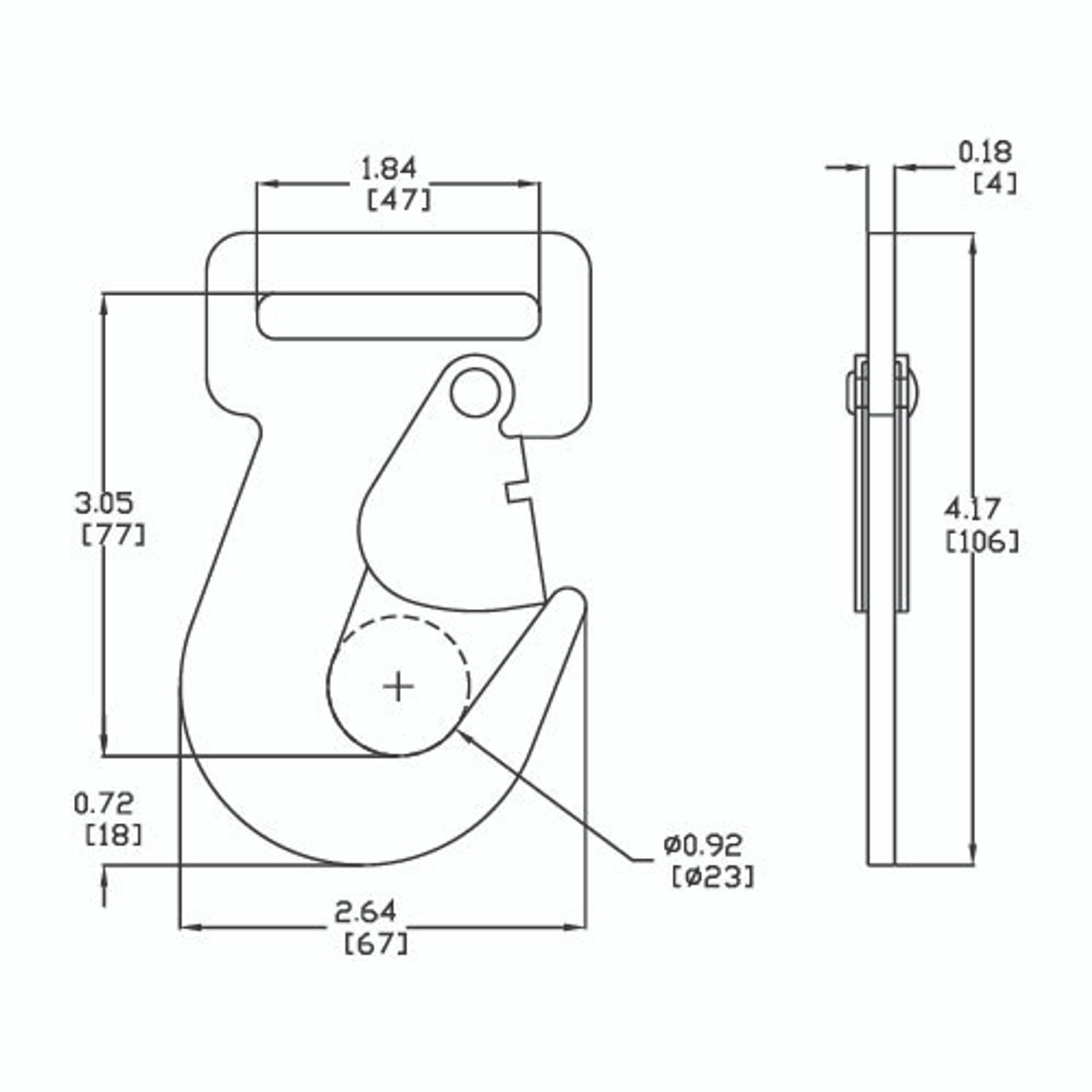 2" Snap Hook - FE7900-1