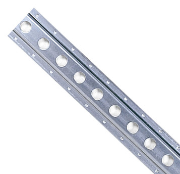 Kinedyne 10' Series F 1" Hole Galvanized Horizontal/Vertical Logistic Track Series F Logistic Track