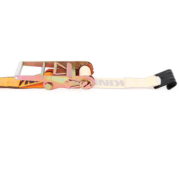 3" Flat Hook Ratchet Strap Replacement Fixed End w/ Ratchet