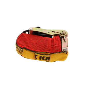 Men's Red Canvas Belt, Ratchet Belt Without Holes