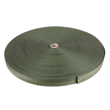 3 1/2 Inch Berry Compliant Camo Green Lite Weight Nylon Webbing Closeout