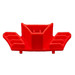 Red Drumclip - Closed Drum Head   Red Drumclip - Closed Drum Head