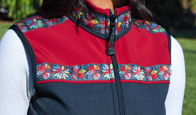 【BAON】24FW★ [BAONHAUS] Sylph Color Matching Fleece Vest Z425-025-4Day-F_6100f66b-0821-