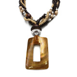 Mana Abalone & Coconut Beads Necklace