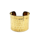 Naomie Antique Gold Plated Brass Cuff