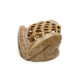 Carved Soapstone Frog with Froglet Inside