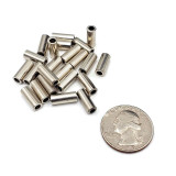 Stainless Steel Beads Spacer Jewelry Beads 9mm Cylindrical 50pcs