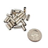 Stainless Steel Beads Spacer Jewelry Beads 9mm Cylindrical 50pcs