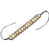 Akra Tiger Cowrie Shell Choker