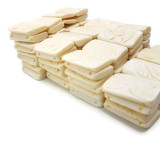 White Carved Bone Beads Jewelry Making Ivory Color 24 Pc Fashion Jewelry