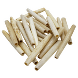 50 Pc Buffalo Bone Beads Tube Hair Pipe Choker Beads 2" Antique